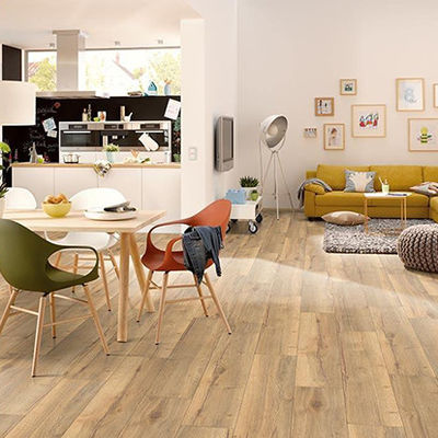 Commerciële kwaliteit 4 mm SPC klikvloeren met moderne ontwerpstijl en duurzaam materiaal