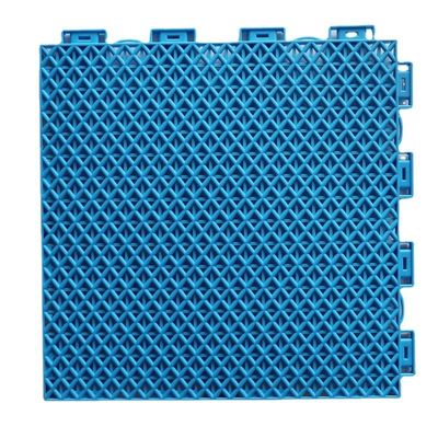Weerbestendige PP hangvloer modulaire vergrendeling vloertegels 12 inch Sport