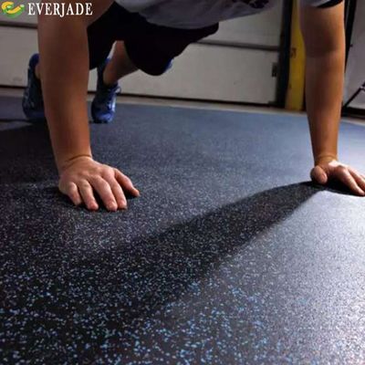 85% SBR-granulaat 15%EPDM-granulaat Eva Gym- tapijtplank voor garage-/onderlaagrubbervloeren
