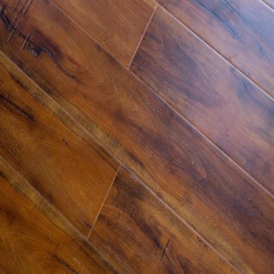 7mm 8mm 12mm Thinness Crystal HDF gelamineerde vloer Duurzaam en kristalhelder gemaakt