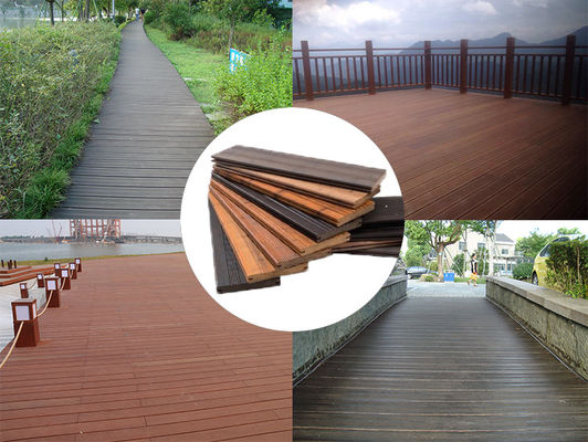 Direct verkopen Buitencomposite Decking Board met dichtheid 1,3%-1,4% en waterdicht