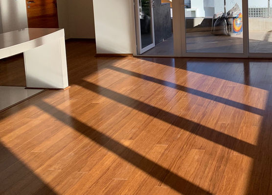 Andere naverkoopservice Interieur Verticaal Horizontaal Gecarboneerd Solid Bamboe Parket