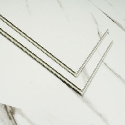 SPC vloeren klik slot Marmersteen Plastic Composite 5mm-8mm High Gloss Tile Look
