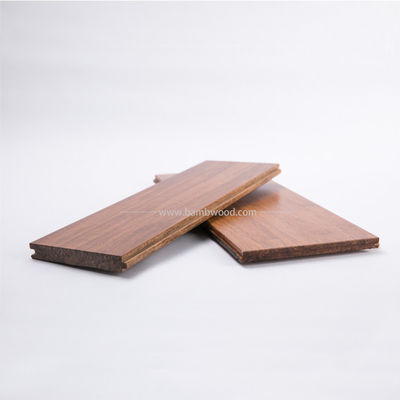 Over Grade/Wood Subfloor Everjade Walnut Carbonised Strand Woven Bamboe Flooring Modern Design
