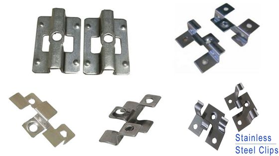 Functie Verbinding van roestvrij staal solide hardhoutplaat Butting Deck Clip voor decking