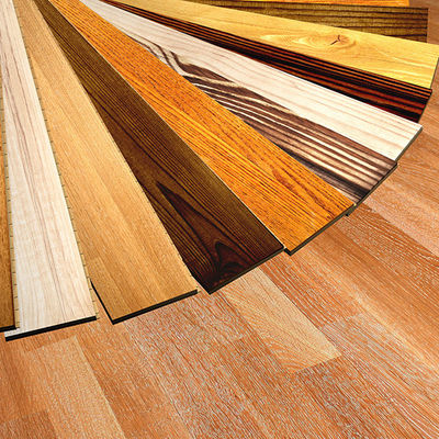 Eenvoudige kleur Inrichtingsgebruik Luxe houten stijl Klik PVC vloer / lvt vloer / spc vloer