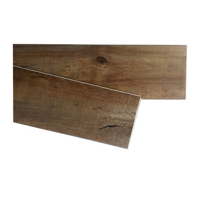 Eenvoudige kleur Inrichtingsgebruik Luxe houten stijl Klik PVC vloer / lvt vloer / spc vloer