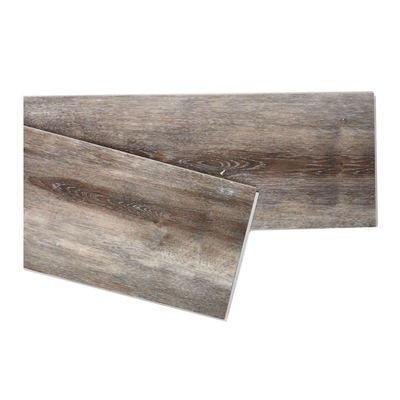 Eenvoudige kleur Inrichtingsgebruik Luxe houten stijl Klik PVC vloer / lvt vloer / spc vloer