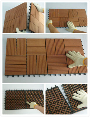 Creëer een prachtige buitenruimte met WPC-tegels en duurzame 300x300x22/25mm dektegels