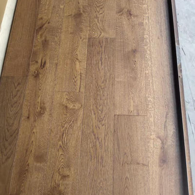 Ingenieursvloeren van massief hout eiken hout stenen tegels met online technische ondersteuning