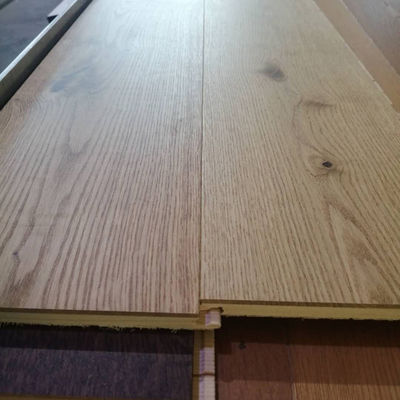 Ingenieursvloeren van massief hout eiken hout stenen tegels met online technische ondersteuning
