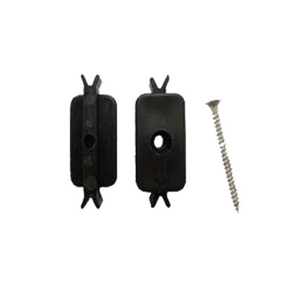 Grondstof PP Plastic Wpc Decking Floor Fastener met roestvrijstalen materiaal clips