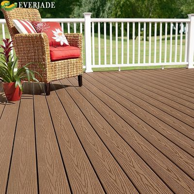 Verbeter uw buitenruimte met Overstock Composite Decking Pvc Outdoor Decking WPC Teak Deck
