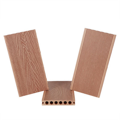 Plastic composite decking board voor moderne buitengroven vloeren Meer dan 5 jaar