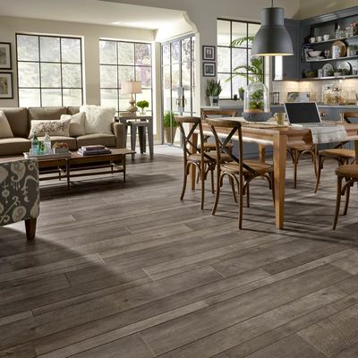 AC4 HDF Euro Lock Parket Patroon 6mm 10mm Natuurlijke rietwit Glanse Laminatvloeren