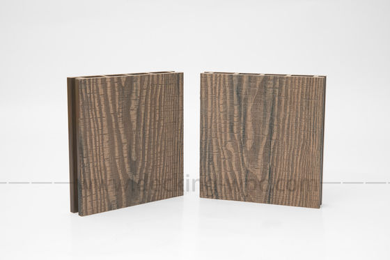 3D houtgraan WPC dek interlocking dek zee dek boot vloer voor langdurige buiten