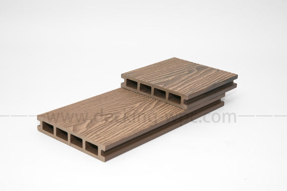 3D houtgraan WPC dek interlocking dek zee dek boot vloer voor langdurige buiten