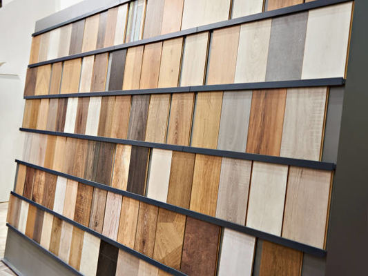 Bruin-grijze houten vloeren Graan waterdicht hardhout vloeren Ingenieursvloeren