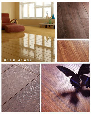 Multicolor waterdichte binnenruimte stijve gelamineerde vinylvloer met houten textuur