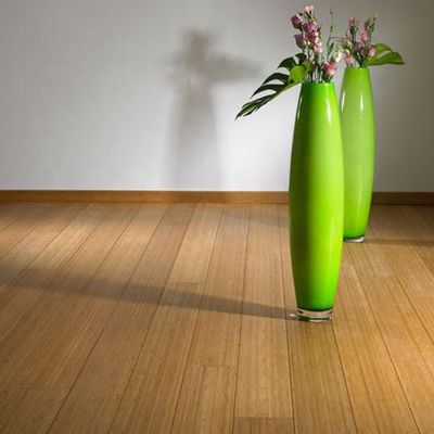 Gecarboniceerde streng glad plank Bamboe vloer in natuurlijke kleur voor een hoge glans afwerking