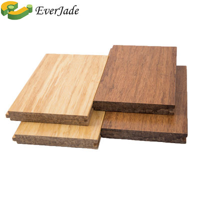 Gecarboniceerde streng glad plank Bamboe vloer in natuurlijke kleur voor een hoge glans afwerking