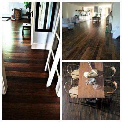 Gecarboniceerd hout Houtvloeren Standaard bamboe wandpaneel Solid bamboe vloeren