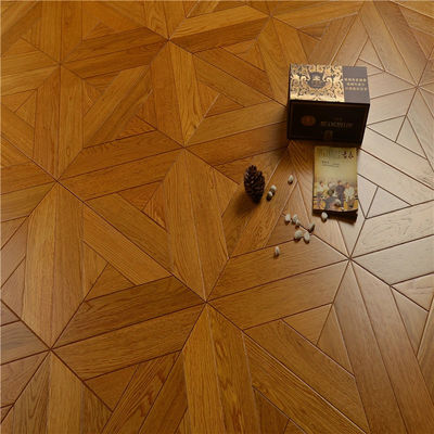 Woonkamer Ingenieur Houten vloerplank Met Art Parquet Design