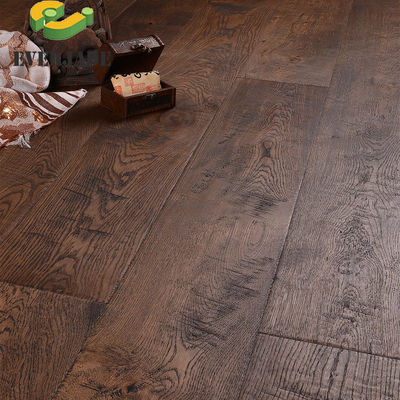 Moderne design stijl Draad geborstelde eiken Ingenieur houten vloer met gratis monster