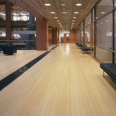 Binnenshuis boven de vloer 12 mm 14 mm natuurlijke kleuren kliksysteem bamboe vloer