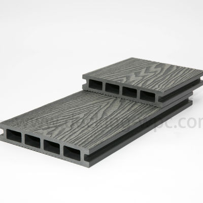 10,3%-1,4% Dichtheid Shanghai Loading Port 3D Deep Embossed Composite WPC Decking Boards