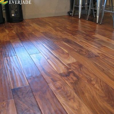 Met de hand geschrapte collectie Bruin balanspapier Hout gelamineerde vloer met en U-V-Groove
