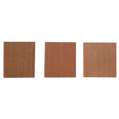 3D Deep Embossing WPC Decking met online technische ondersteuning en distressed finish