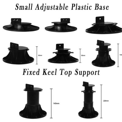 Plastic voetstuk voor buiten dek Joist Support Base Flooring Pave Max Diameter 200mm