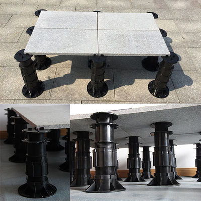 Modern ontwerp Veranda's Buitendek met gerecycled hoog Paver voetstuk Andere dienst