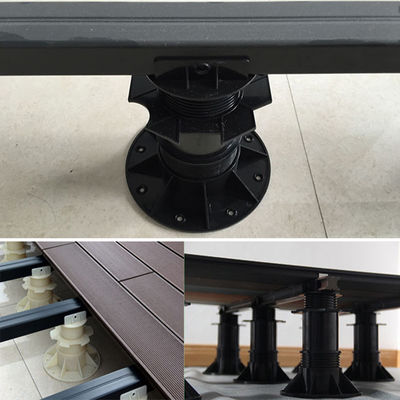Modern ontwerp Veranda's Buitendek met gerecycled hoog Paver voetstuk Andere dienst