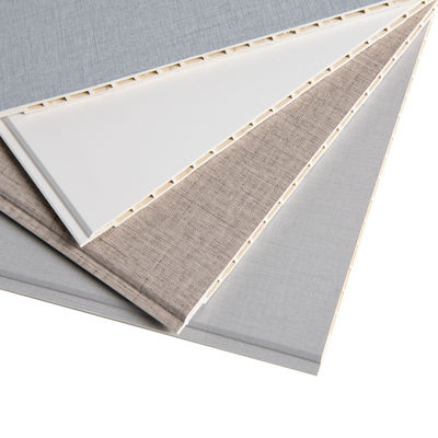 Biodekoratief materiaal milieuvriendelijk Bamboes houtvezel PVC composiet wandbekleding