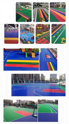 Kinderdagverblijf Sportmat met hangvloer in aangepaste kleuren