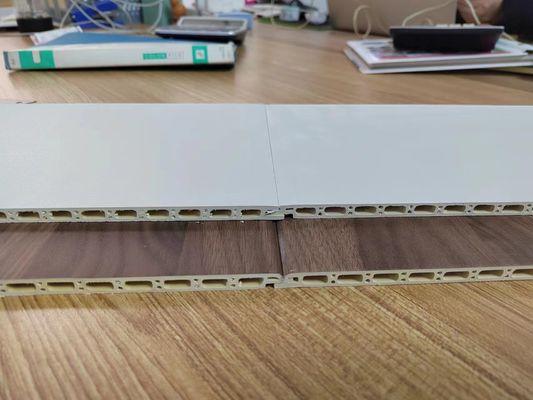 Biodekoratief materiaal milieuvriendelijk Bamboes houtvezel PVC composiet wandbekleding