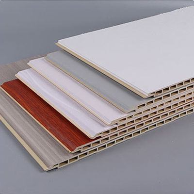 Waterdicht interieur plafond bamboevezel pvc houten wandpanelen voor design home decor