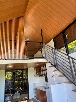 Waterdicht interieur plafond bamboevezel pvc houten wandpanelen voor design home decor