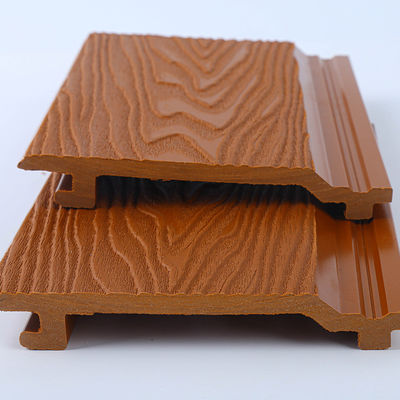3D PWC Muurpaneel Hout Plastic Composite voor eenvoudige buitenmuurdecoratieoplossing