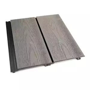 3D PWC Muurpaneel Hout Plastic Composite voor eenvoudige buitenmuurdecoratieoplossing