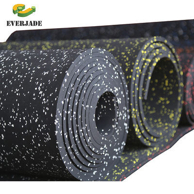 Splicing Gym Rubber vloer mat met schokabsorptie en Power Zone kussen