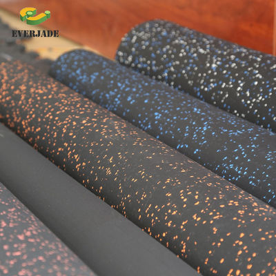 Splicing Gym Rubber vloer mat met schokabsorptie en Power Zone kussen
