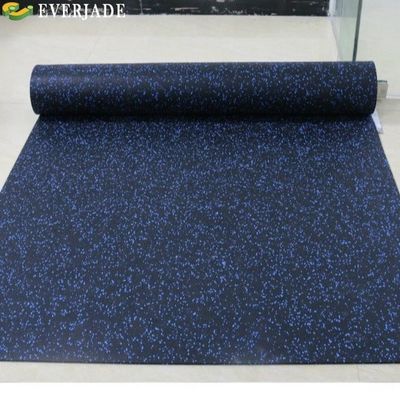 Hoogdichtheid 20 mm gymruimte rubbergranules Gym vloer rollen tegels voor unisex granules