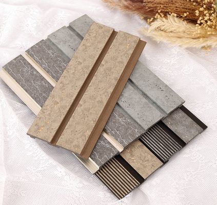 3D Boards Hout Plastic Composite WPC PVC Wandpaneel voor huishoudelijk interieur Wand Decor