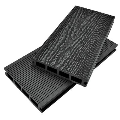 DIY lichtgrijze diepgeprikt co-extrudeerd zwembad waterdicht planken buiten Piso Wpc Decking
