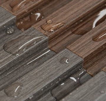 Interieurversiering Fluted Wandpanelen Houten Graan Ontwerp en Geweven Houten Graan