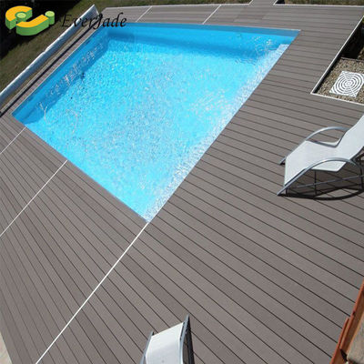 Bullnose Teak Pvc 2x4 3d Hout Liquidators Hout Plastic Composite Decking 100%pvc 22mm CE