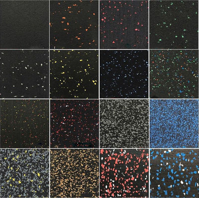 85% SBR Granules 15%EPDM Granules Gymvloer Interlocking Rubber Mat voor sporten